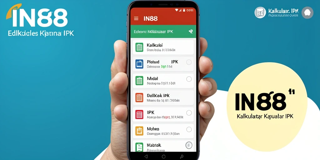 Tampilan antarmuka IN88 untuk Kalkulator IPK yang mudah digunakan.