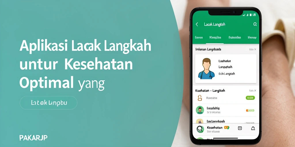 Antarmuka PAKARJP yang menampilkan fungsi Lacak Langkah yang mudah dipahami.