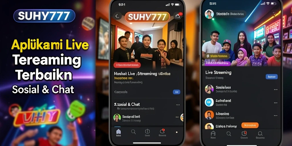 Antarmuka <strong>Suhu777</strong> yang interaktif saat Live Streaming.